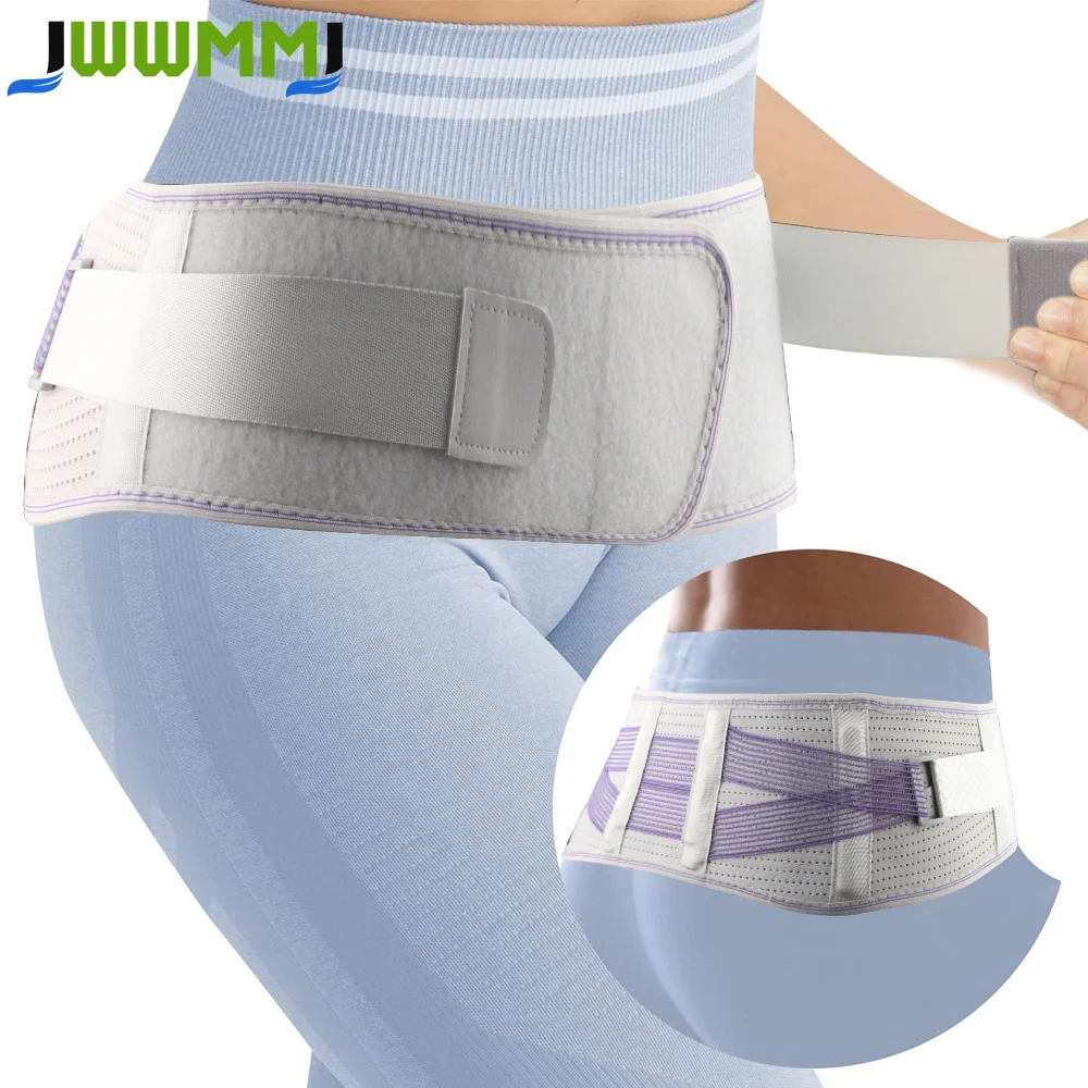 1 Stück Iliosakralgürtel für Frauen und Männer, verstellbare Rückenstütze zur Schmerzlinderung, für Ischiasnerv, Becken, Bein, Sacrum