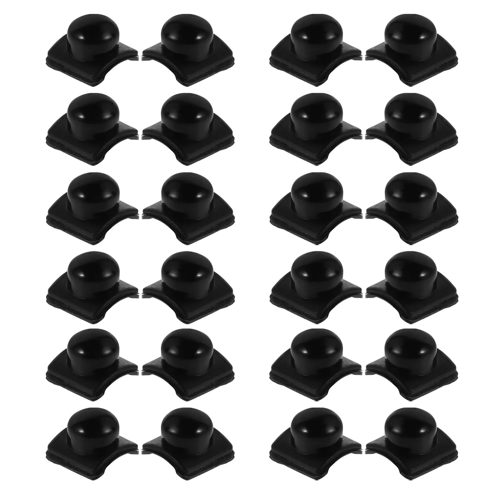 50Sets Miniature Flashlight Button Cap Cover Rubber Knob Switch Cap for LED Torch Waterproof Protective Replacement Parts