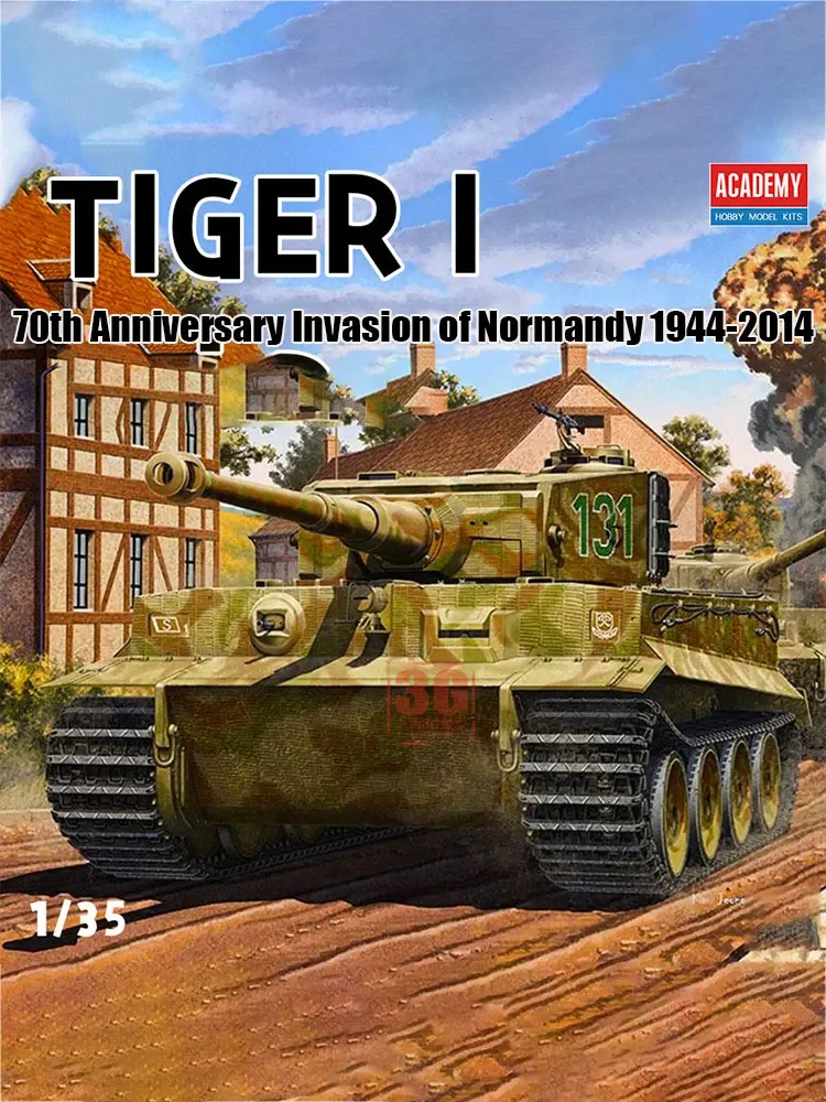 Academy Assembly Model Kit 13287 Tiger Heavy Tank Mid-term Production Special Edition 1/35