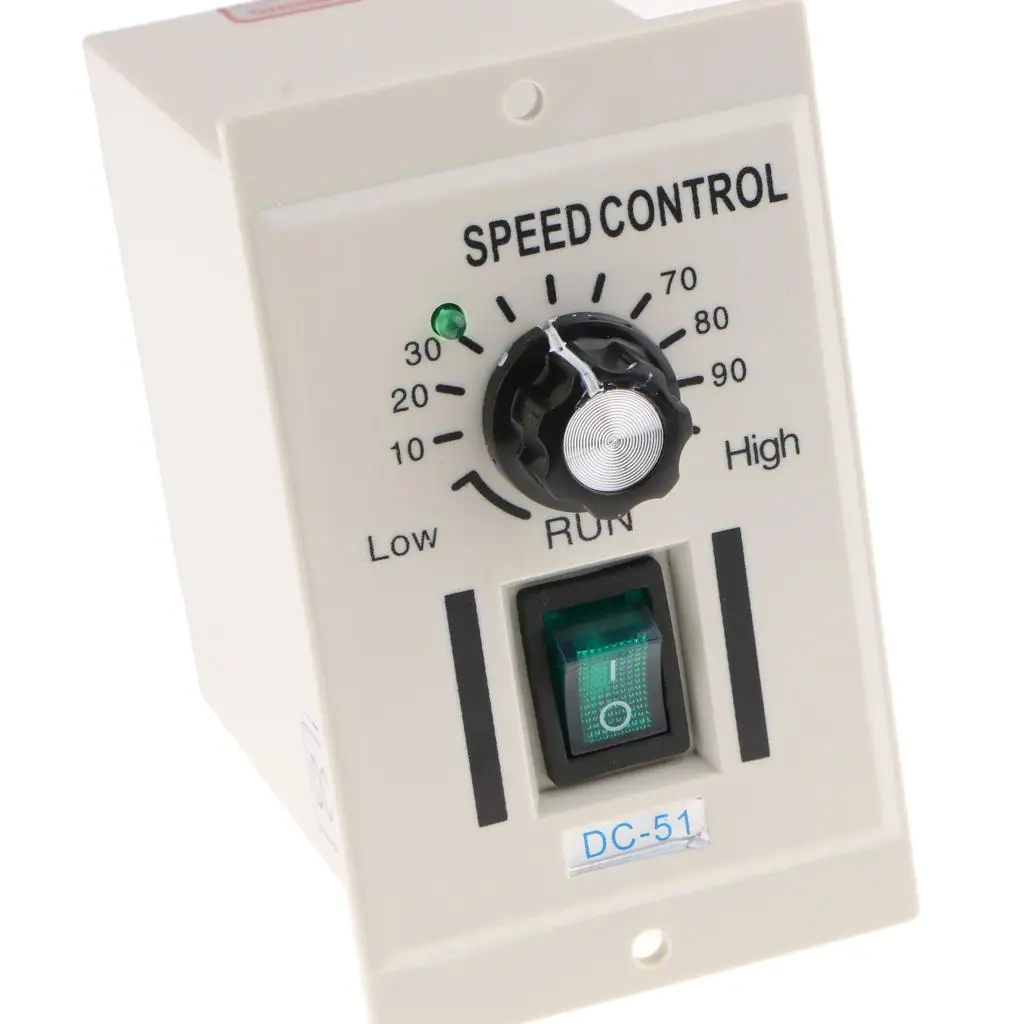220V Speed Controller Adjustable Single Phase Motor Speed Control Regulator 0 to 500W for Workshop Tools