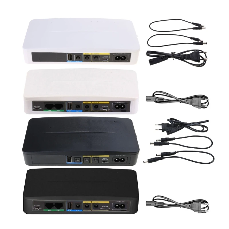 Multiple Output UPS Power Supply Uninterruptible Power Supply for Outdoor Security System Essential Electronics USB Port