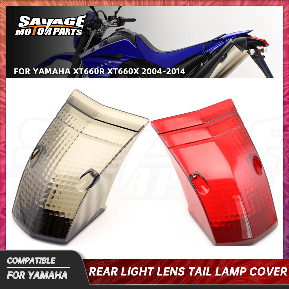 Rear Light Lens Lamp Cover Tail Glass Taillight FOR YAMAHA XT 660R XT 660X 2004-2014 Motorcycle Accessories XT660 R X