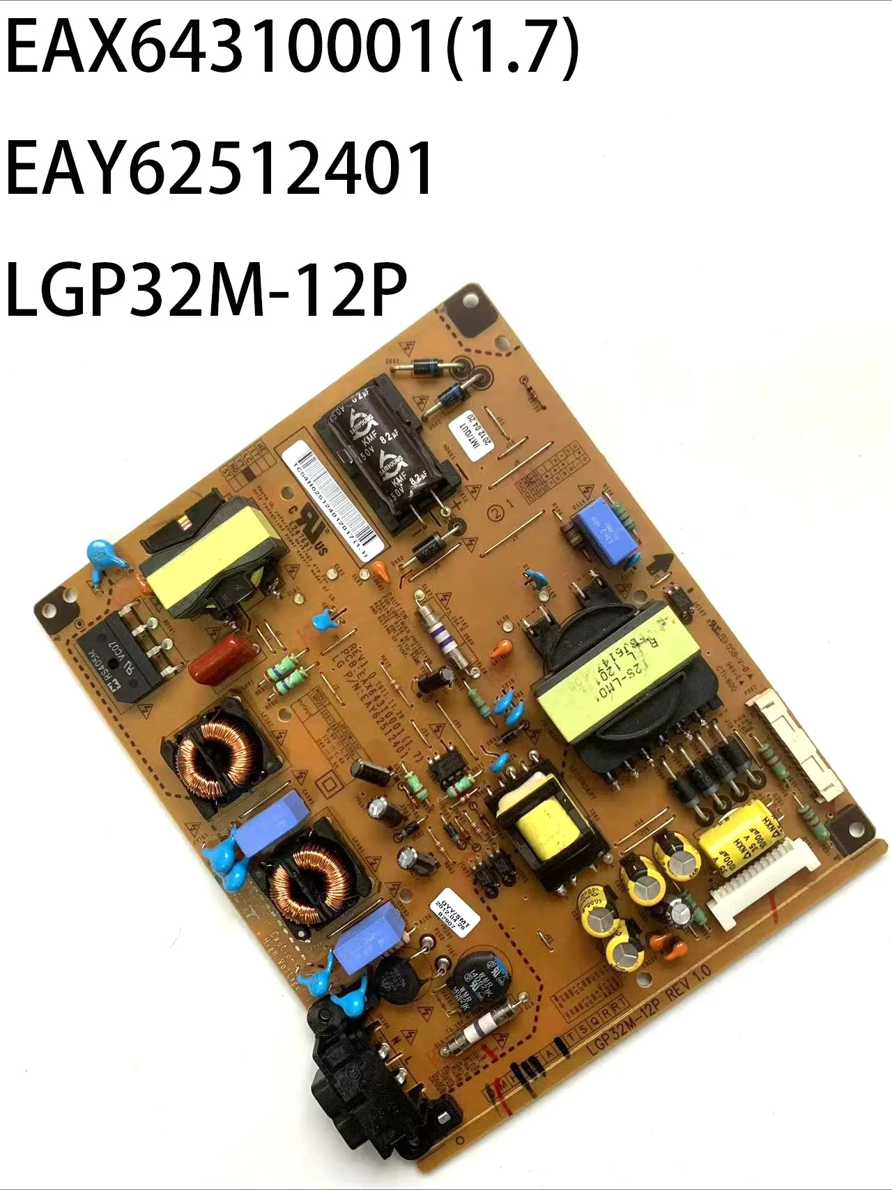 

EAX64310001(1.7) EAY62512401 LGP32M-12P Power Supply Board is for 32LM6200-UE 32LS5600 32LS5600 32LS575T 32LM620T 32LS570T-ZB TV