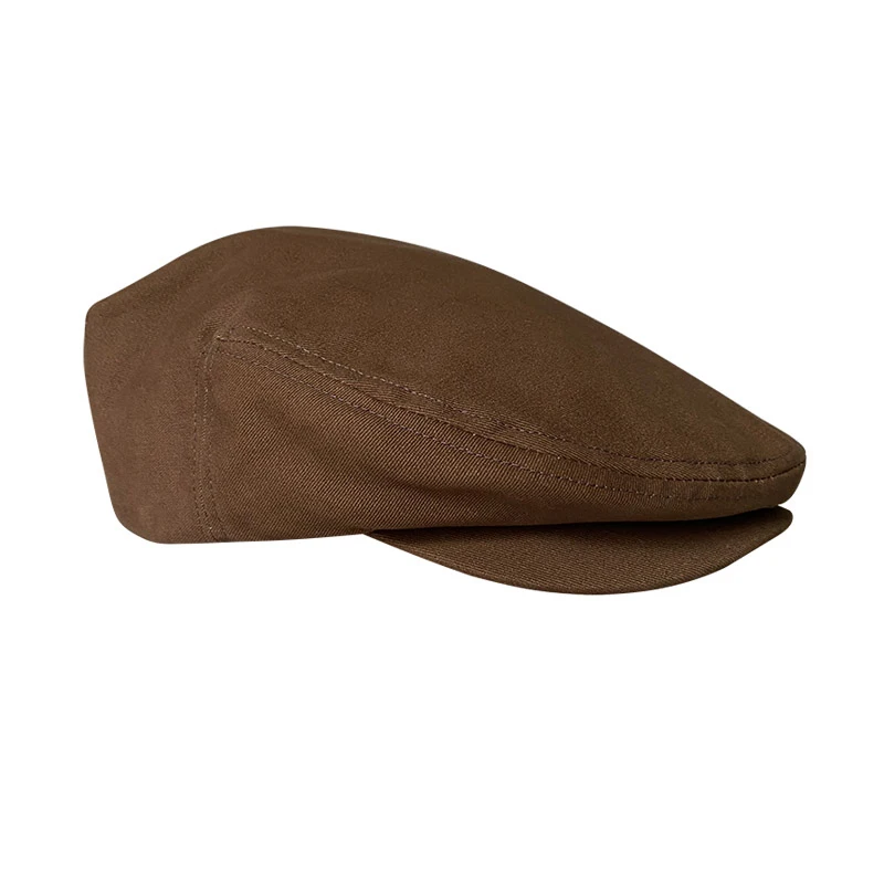 Fashion Autumn Cotton Berets Men Hat Retro Newsboy Ivy Flat Cap Duckbill Hat Women Painter Gatsby Driving Cabbie Cap BJM70