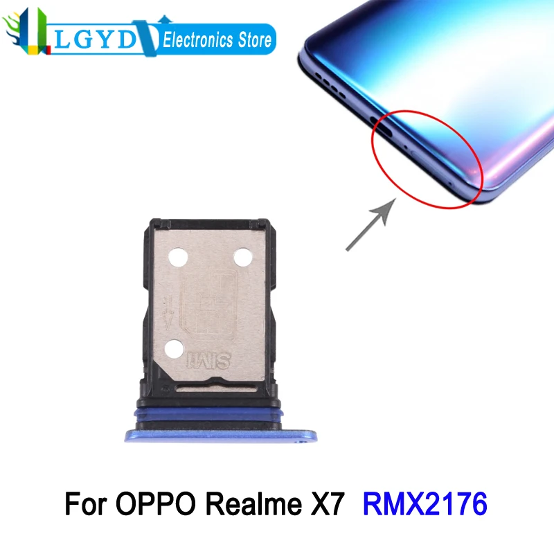 

SIM Card Tray + SIM Card Tray For OPPO Realme X7 RMX2176