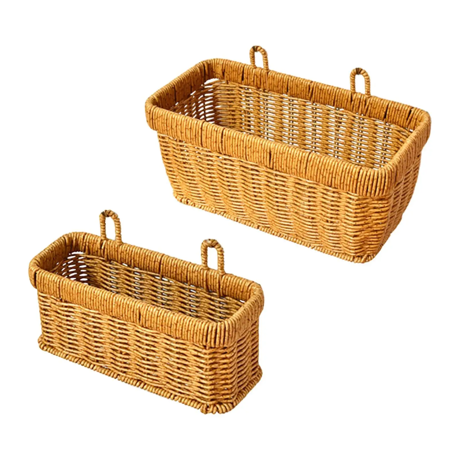 Cesta de almacenamiento decorativa multifuncional con asa, cesta colgante de pared para cebolla, jengibre, ajo, hogar, frutas, sala de estar
