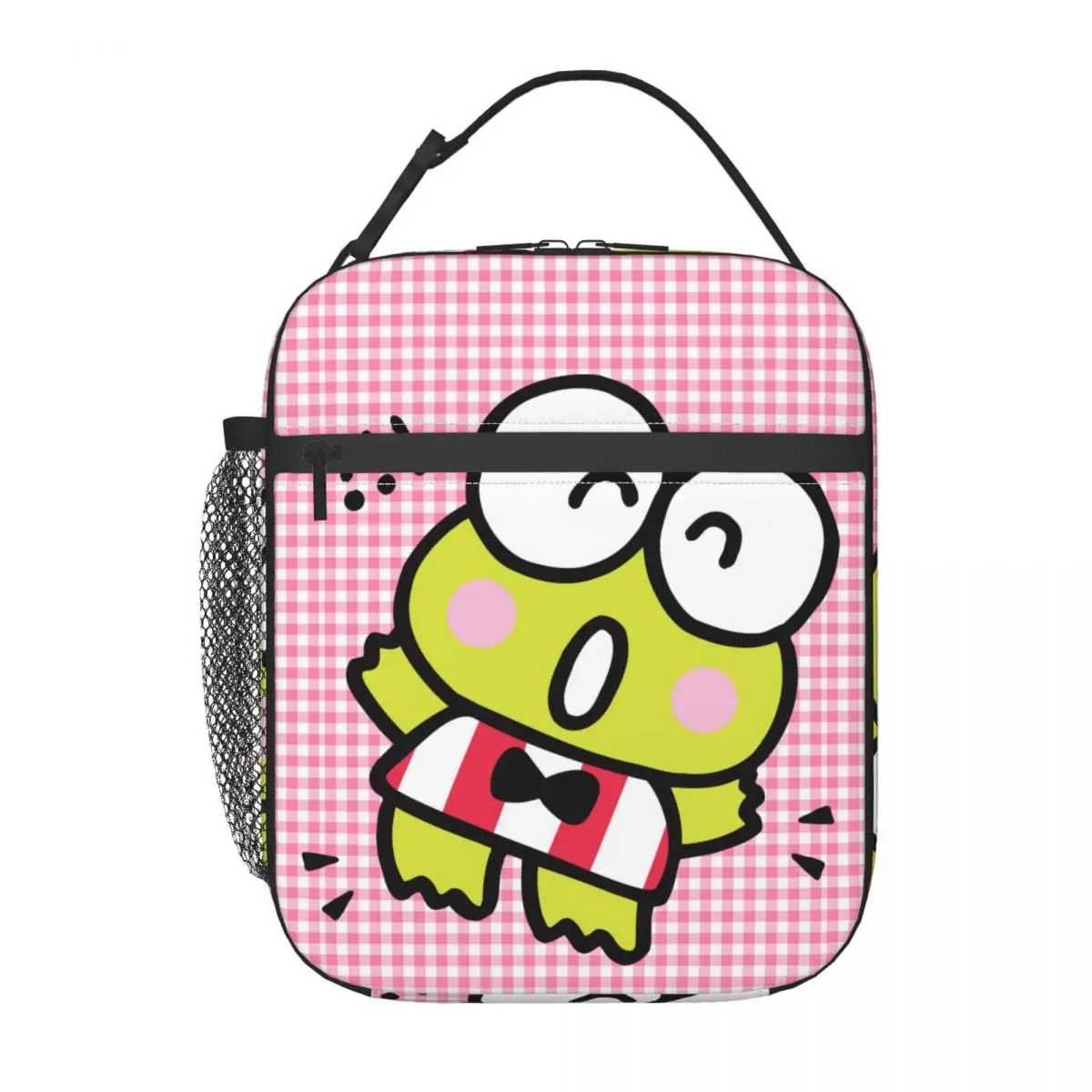 Cute Frog Food Container Sanrio Kero Kero Keroppi Students 2024 New For Lunch Food Bags Tote