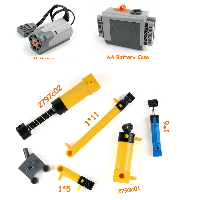 

Assembly Pneumatics Technology Building Blocks with Motor 2797c02/19476 Air Pump/Switch Modified DIY Toys MOC Bricks Accessories