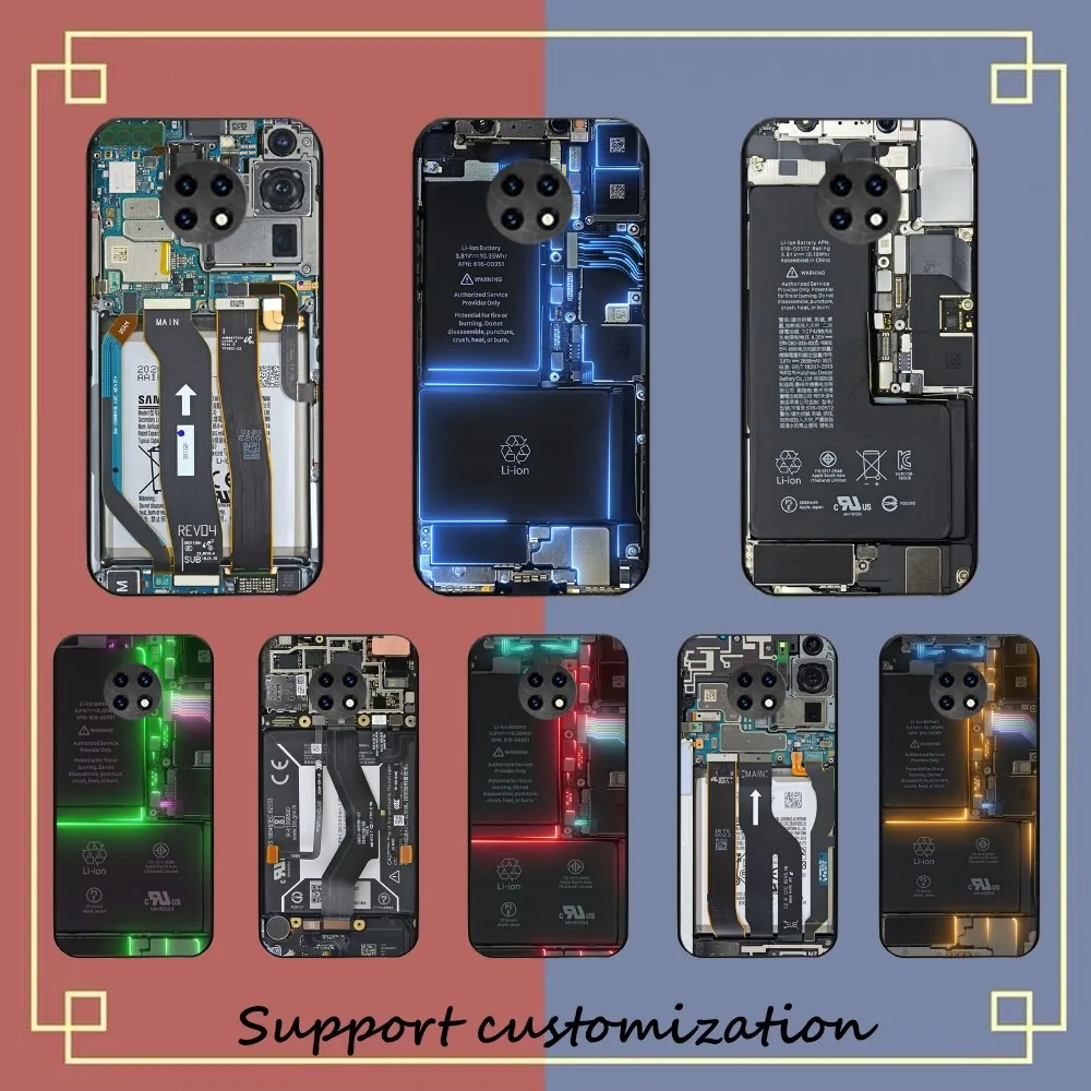 

Inside Circuit Board Phone Case For Redmi 5 6 7 8 9 10 Plus Pro 6 7 8 9 A GO K20 K30 K40 Pro Plus F3 Fundas