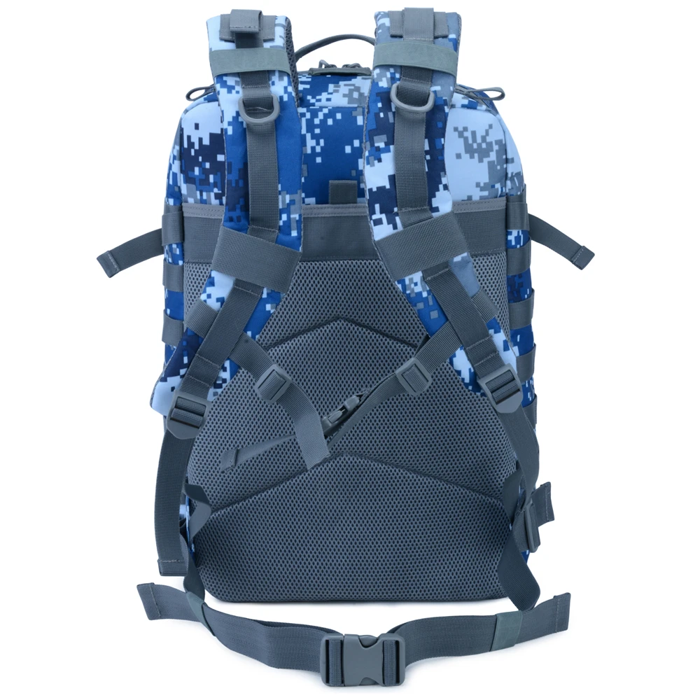 Imagem -04 - Impermeável Tático Mochila Assalto ao ar Livre Bolsa Escalada Mochila Esporte Camping Caminhadas Trekking 45l 3p