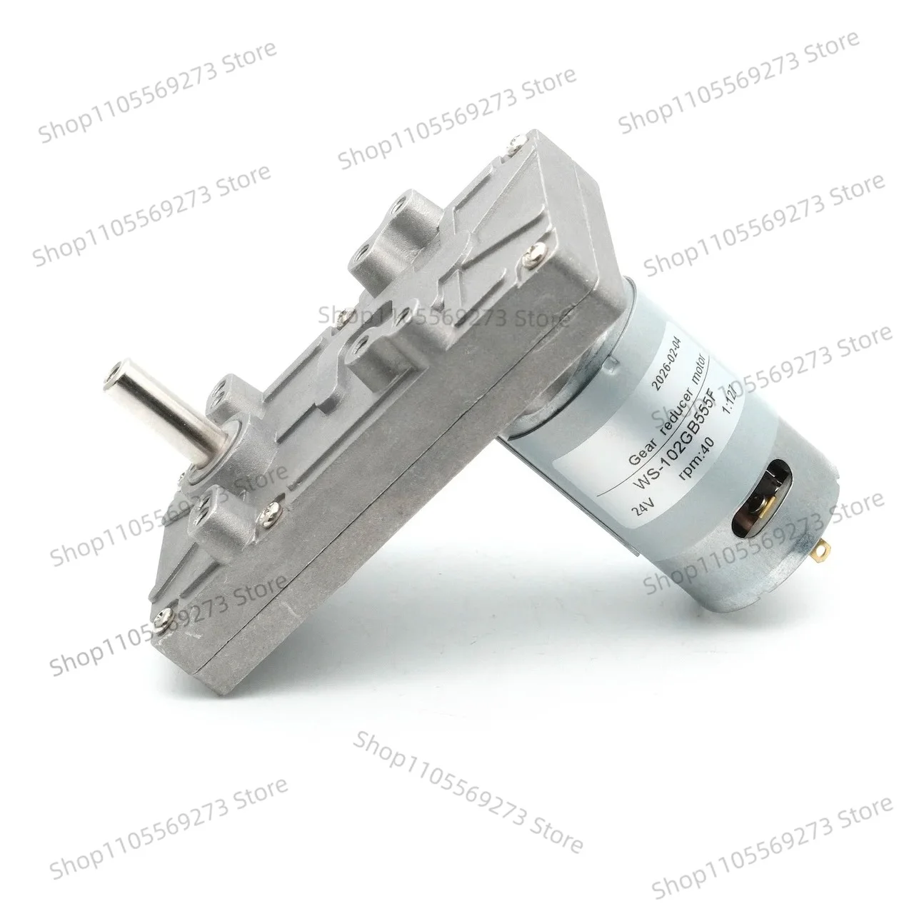

12V 24V 555 DC Gear Motor High Torque Metal Gearbox Reduction Motor for DIY Arcade Vending Machine Automation Project