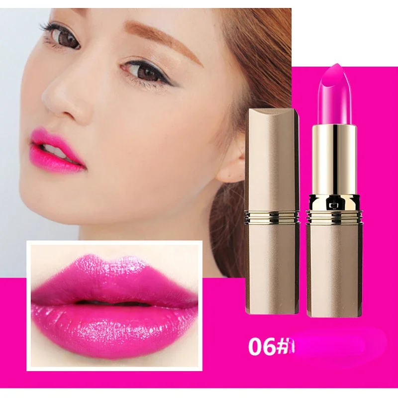 Pink Lipstick Waterproof Long Lasting Red Lipsticks Resistant Rose Lip Stick Velvet Lipstic Cosmetic Girl Women Makeup