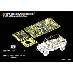 Model Voyager PE35827 1/35 wwi niemiecki 166 typu Schwimmwagan (dla 35001 bohatera)