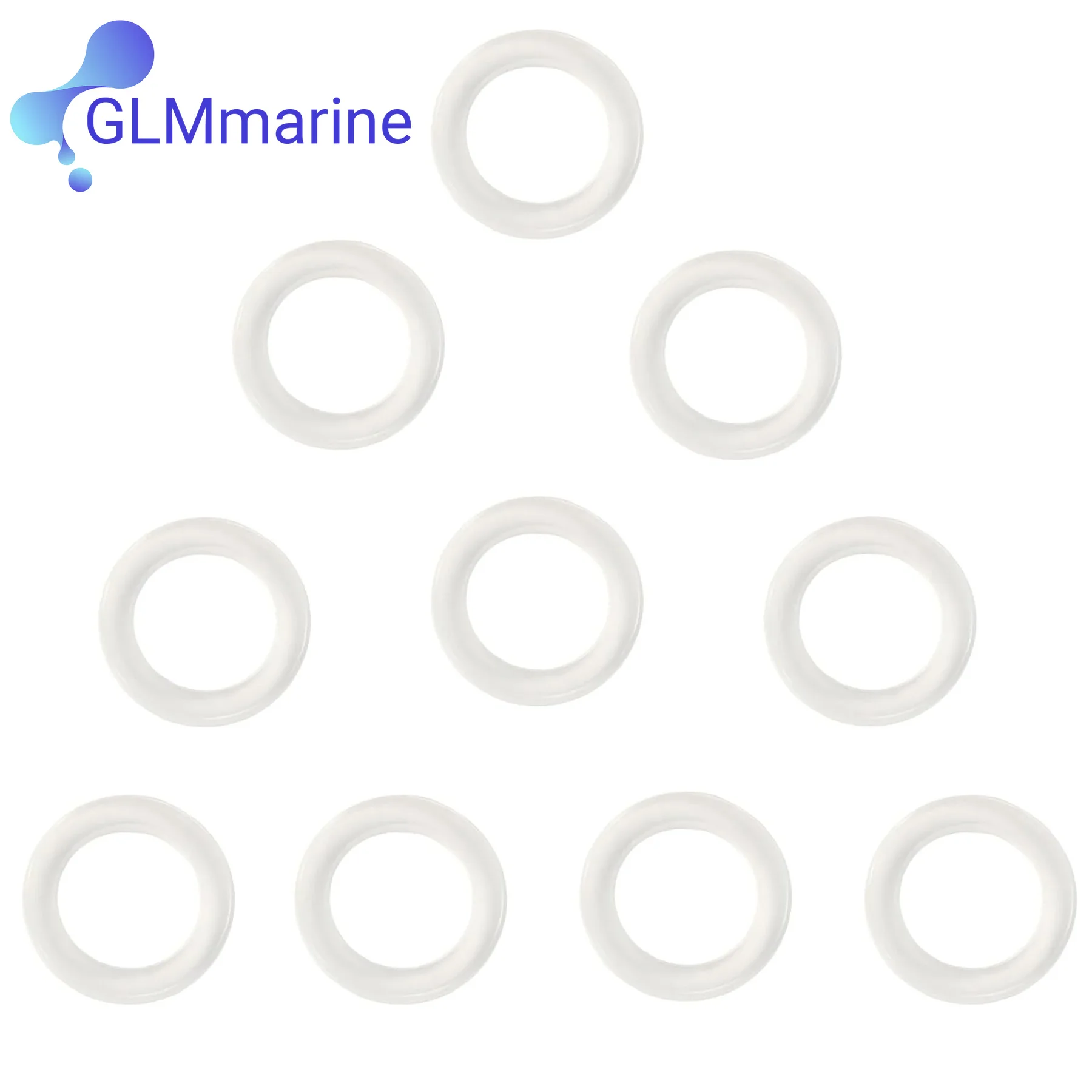 10 Pcs Lower Unit Drain Screw Washer 311598 Fit Johnson Evinrude Outboard Engine Gearcase Drain Plug Seal Gasket 3852105 9-60408