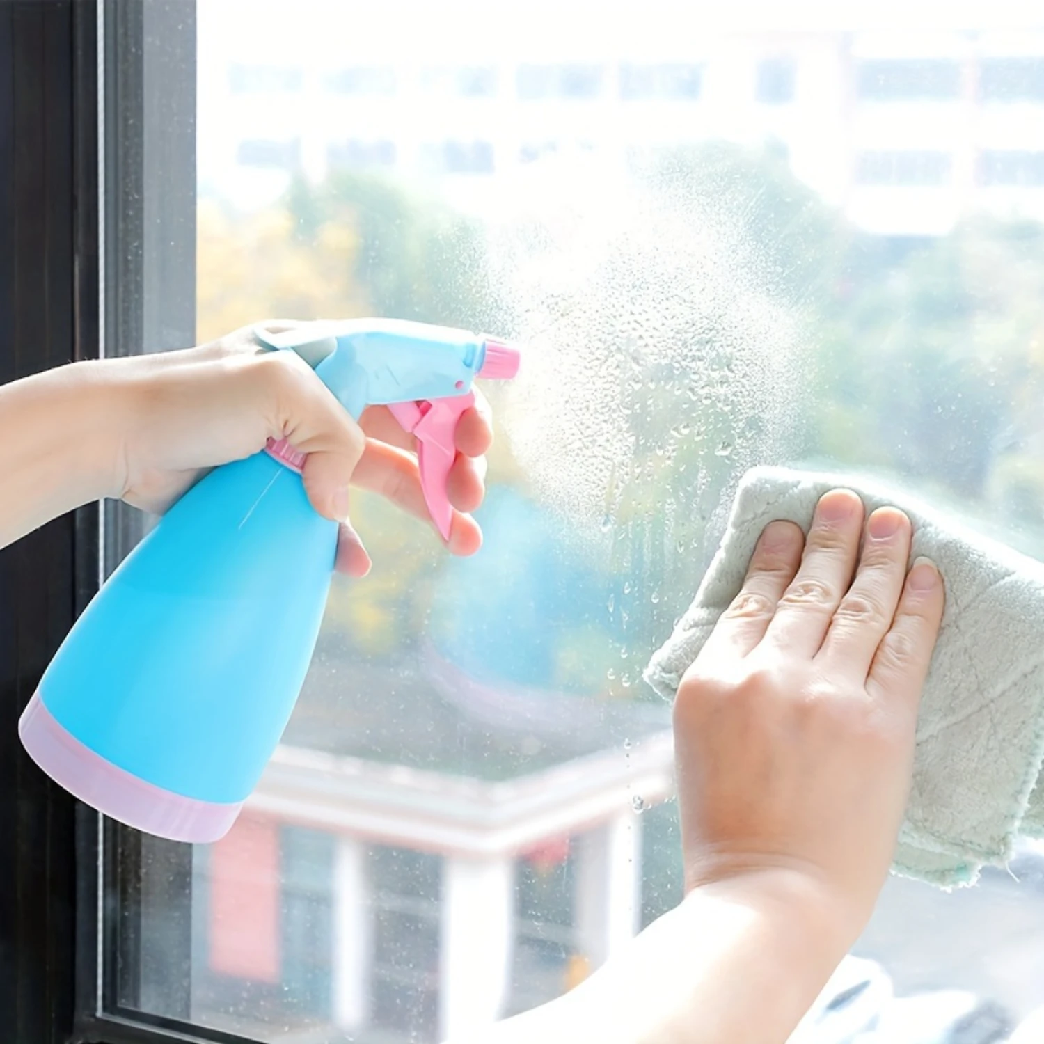 1 botella vacía con pulverizador a prueba de fugas de 16 Oz, pulverizador multiusos sin BPA para limpieza, plantas, mascotas, vinagre, barbacoa