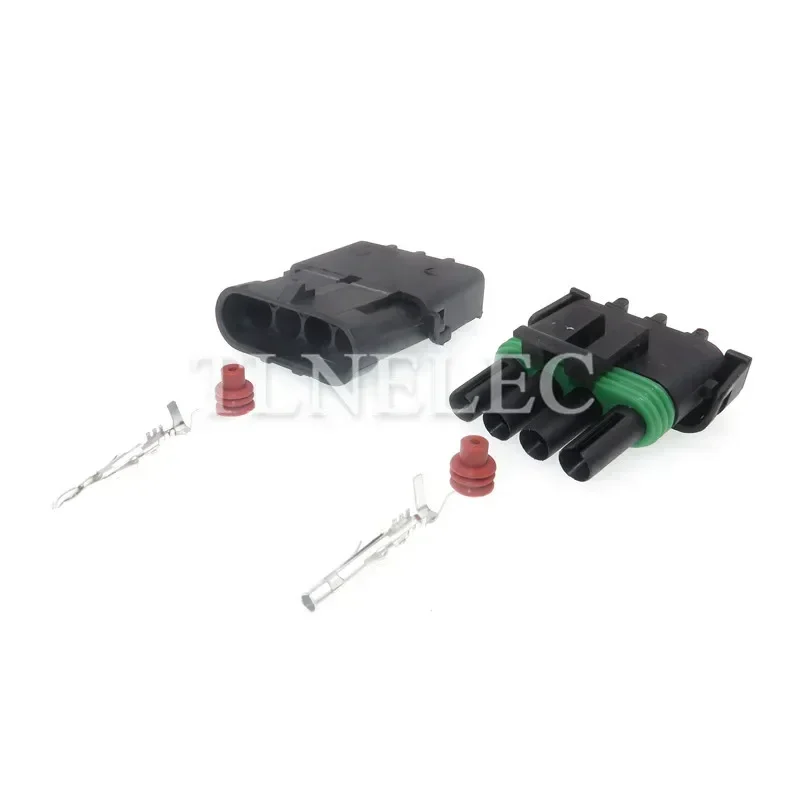 4 Pin Way Male Female Weather Pack Socket Electrical Wire Connector 12010974 12015797
