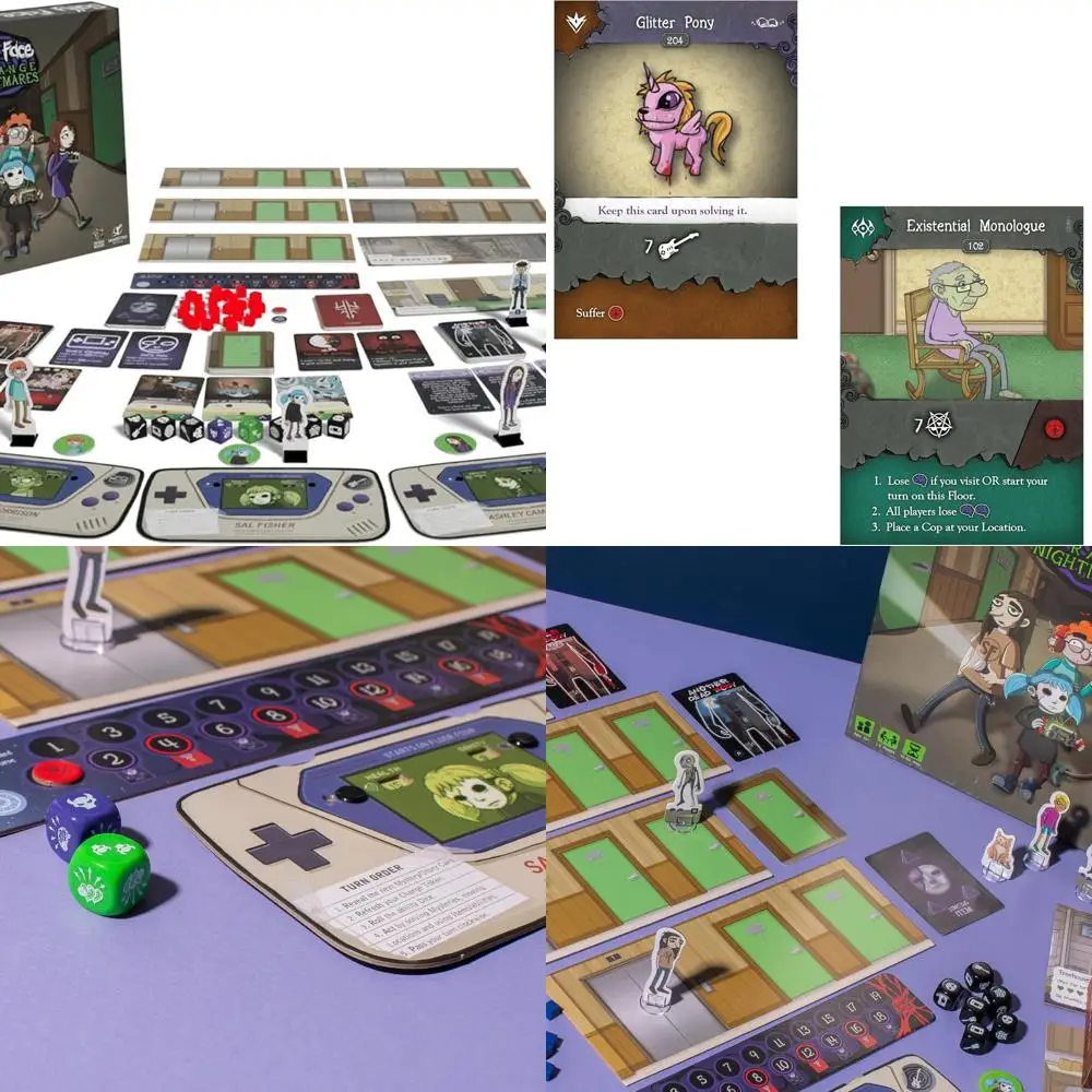 

Sally Face: Deluxe Narrative Mystery Game | Inspired by Horror Indie, Ages 13+, 1-5 Players, 60 Min Play