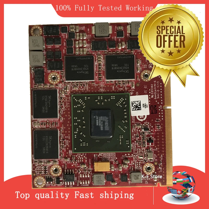 

Firepro M5100 216-0846000 GDDR5 2GB 109-C42241-00 Video Card 05FXT3 For Dell Precision M4800 M4700 M4600 iMac A1311 A1312 2010