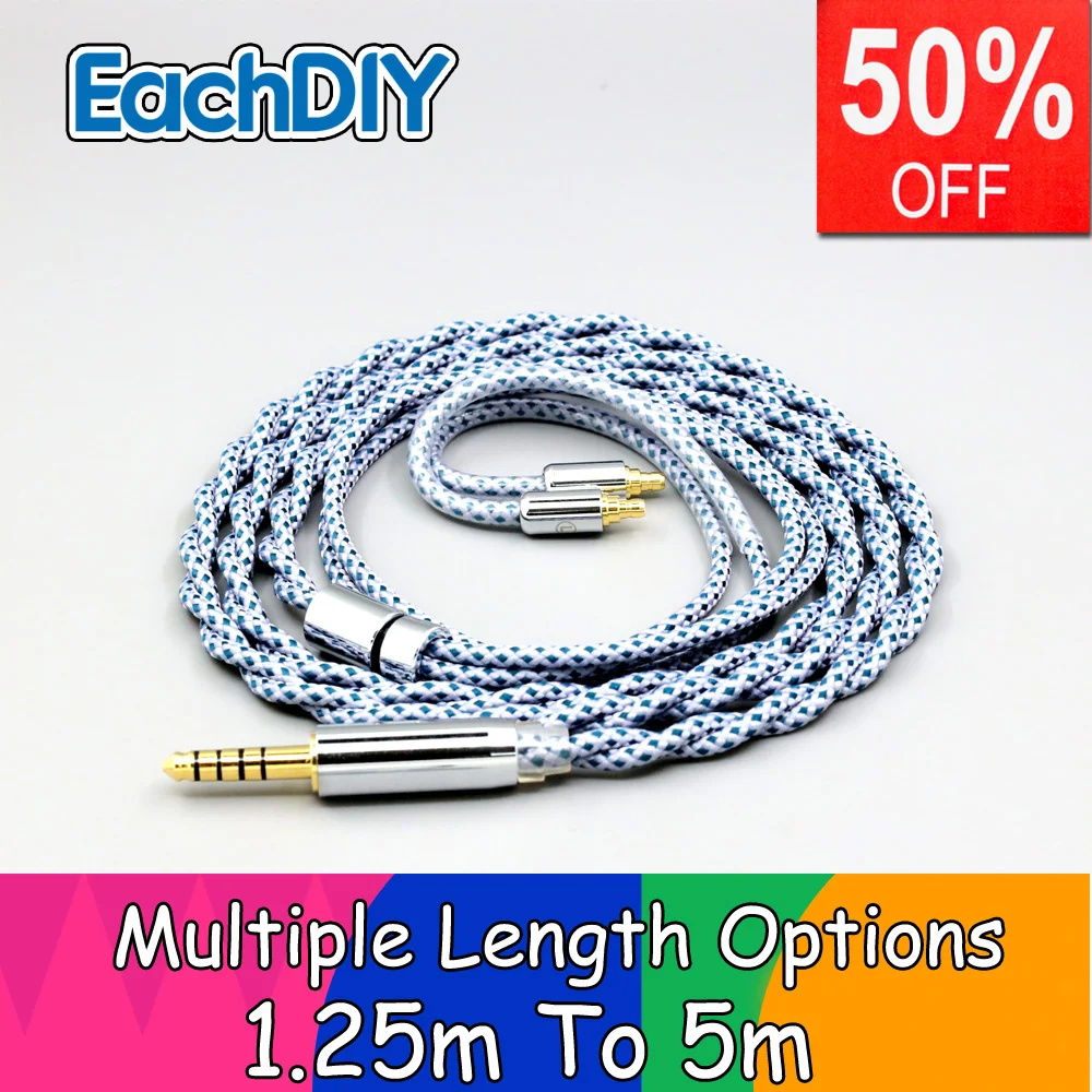

99% Pure Silver Mix Graphene OCC Shielding Earphone Cable For IE400 IE500 Sennheiser IE100Pro LN008632