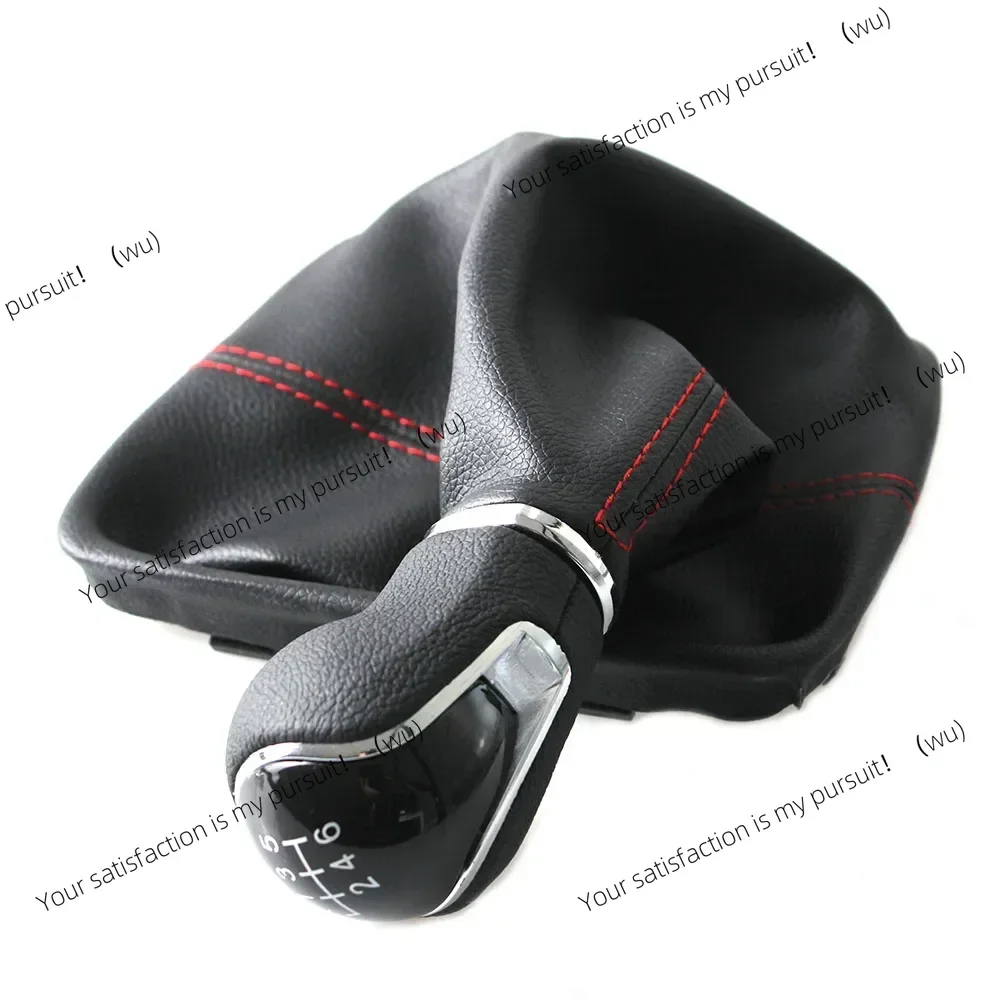 5/6 Speed Gear Shift Knob for Seat Leon III MK3 2012-2020 LHD with Shifter Level Stick Gaiter Boot Dust Cover Car Accessories