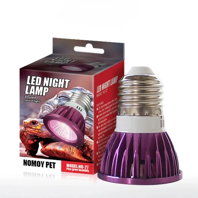 

NOMO Reptile Imitation Moonlight Night Sleep Glow UVA Lamp Bearded Dragons&Snakes Lizard Feeding Box Night Lamp 110V/220V
