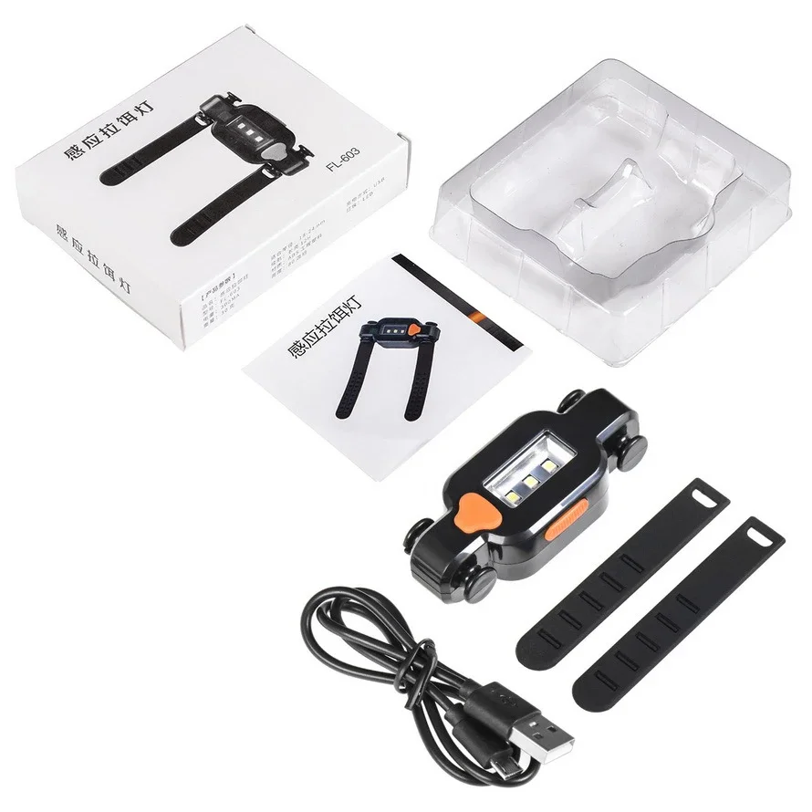 Imagem -04 - Usb Recarregável Led Peixe Mordida Luz Tilt Sensing Lâmpada Indução Noite Isca de Pesca Varas de Pesca Sensor Lâmpadas Tackle