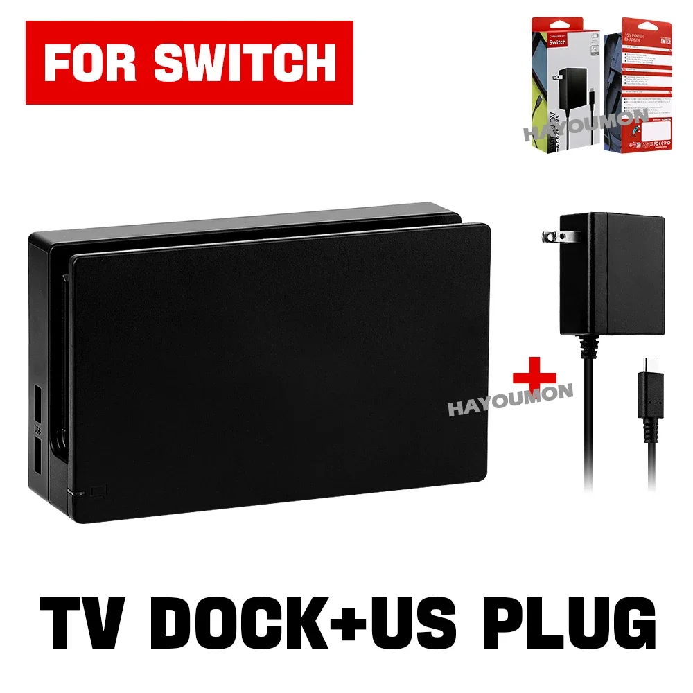NIEUWE 2IN1 Kit Voor NS Schakelaar Opladen Dock HDMI-Compatibel TV Dock Laadstation Stand Dock + Voor Schakelaar AC Adapter Voeding