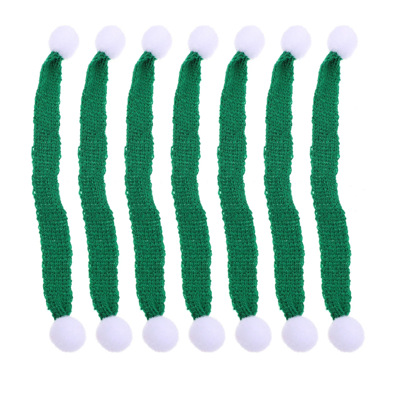 

Mini Decorative Scarfs Knitted Christmas Accessories For Pets Lightweight Festive Party Wear Holiday Ornaments Accessories