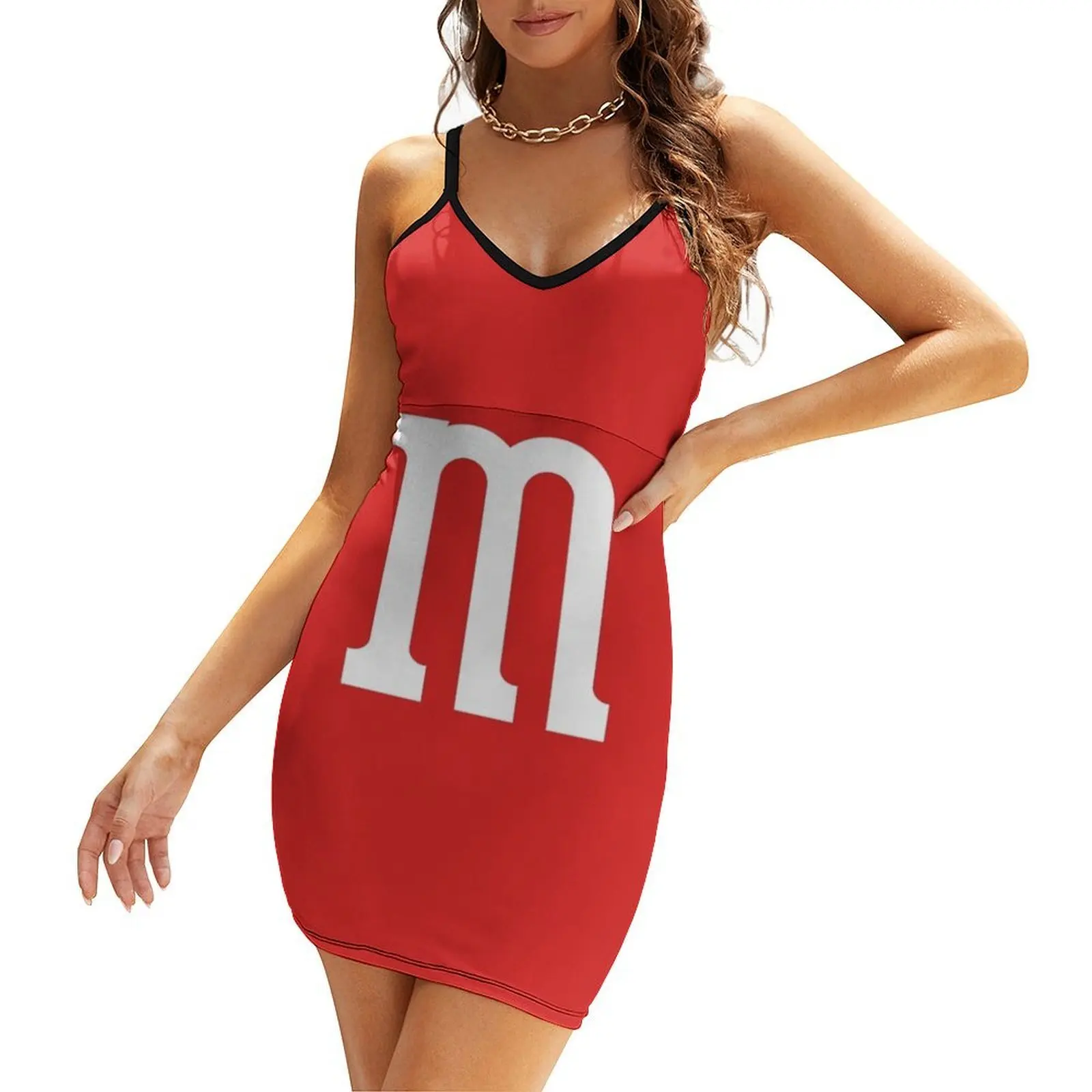 

M, M CANDY FUNNY COSTUME Sling Dress dress for woman dress women summer 2025 birthday for women