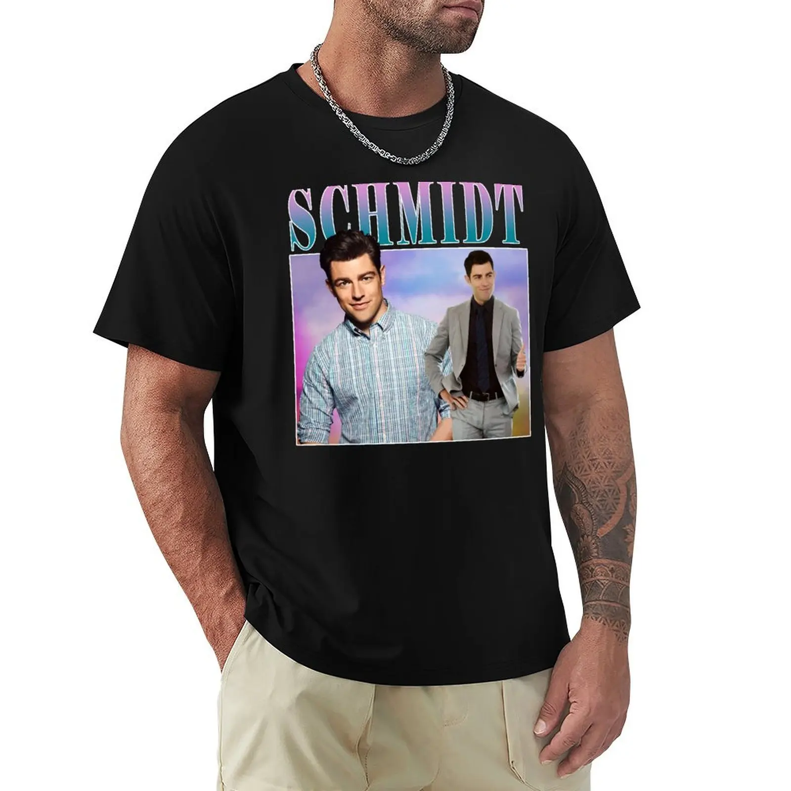 

SCHMIDT Homage Tee T-Shirt tees new gifts and t-shirts funny costumes boys whites Men's t-shirts
