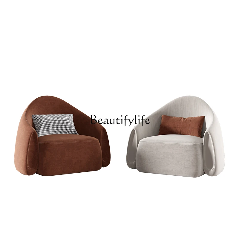 

Single Sofa Simple Modern Couch Living Room Creative Lazy Sofa Designer Leisure Chair