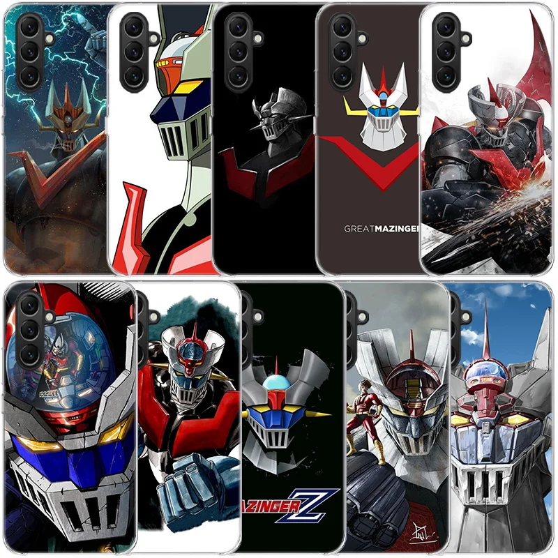 Manga Mazinger Z Anime Clear Phone For Samsung Galaxy A52S A42 A32 A22 A12 A02S A70 A50 A40 A30 A20 A20E A71 A51 A41 A31 A10 A21