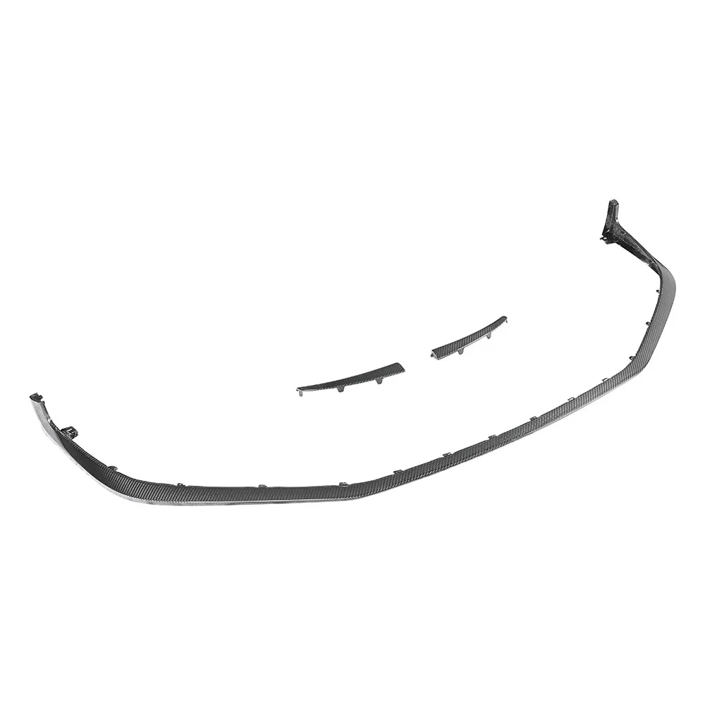 For 17-19 Porsche 911 Dry Carbon Replacement Carbon Fiber 991.2 GT3 Front Lip Three-Piece Set