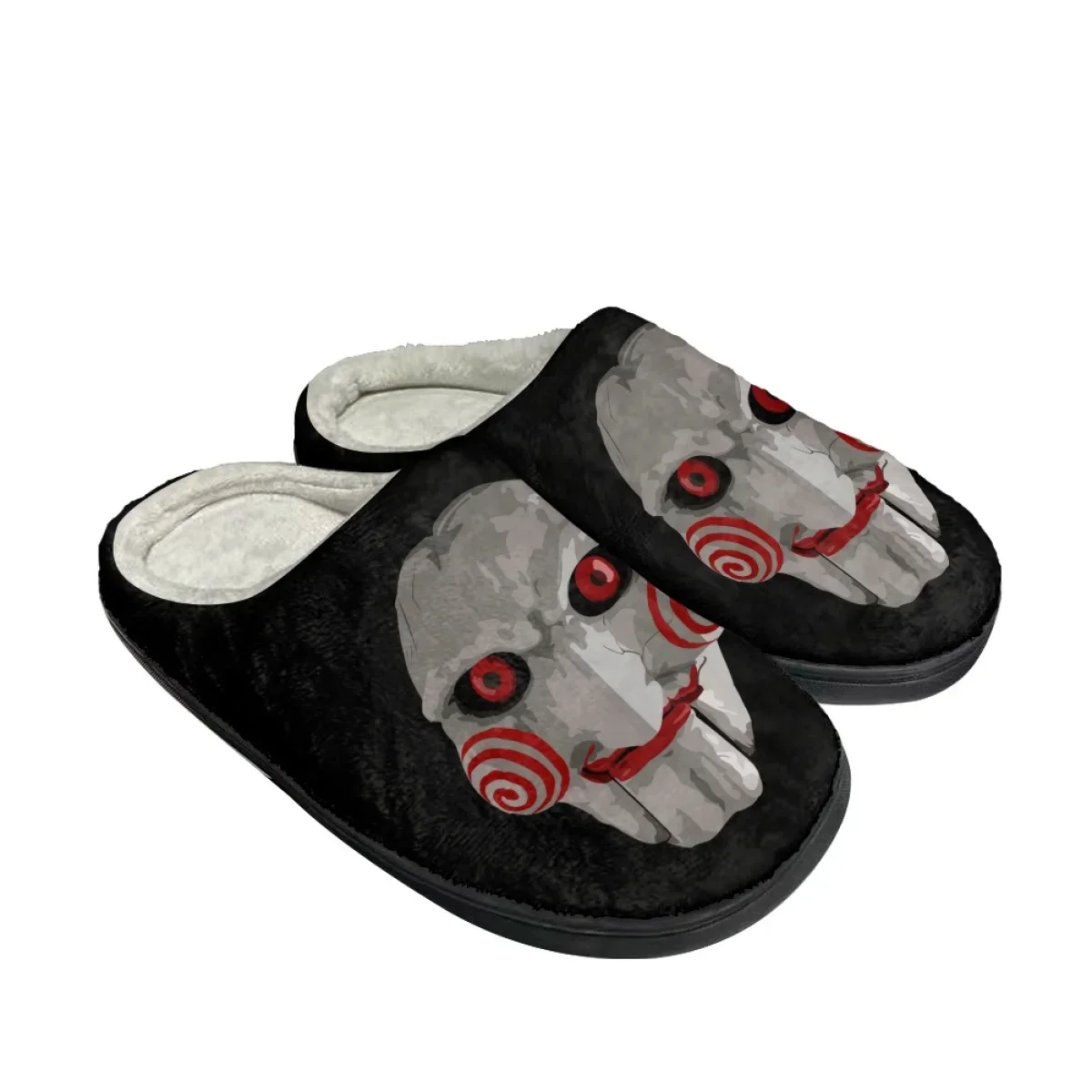 Horror Movie Design Women Home Slippers Indoor Casual Couple Cotton Slipper Dropshipping Autumn Winter Warm Cozy Men's Footwear