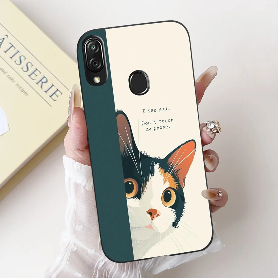 For ZTE Blade V10 V10Vila Phone Case ZTE Blade A71 A51 2021 A7s 2020 Back Cover Soft Silicone Fundas Lovely Panda Rabbit Flower
