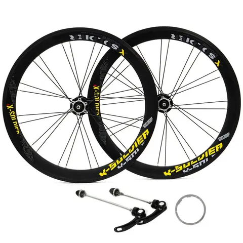 CNC Disk Wheel Fit Folding Bicycle Wheel 16 349 20 406 451 Foldable Bike Disc Brake Wheelset For 8 9 10 11 Speed