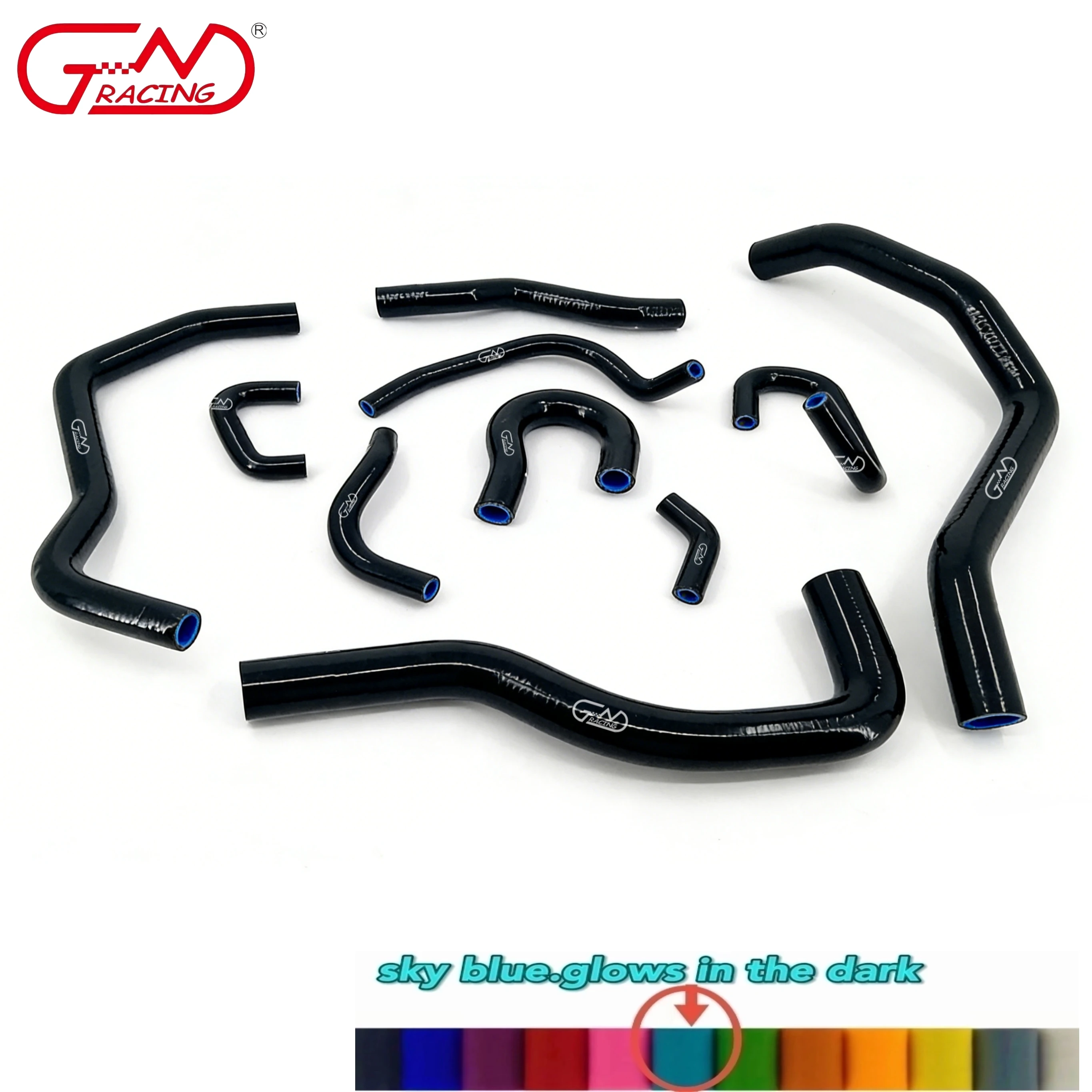 Para Honda Civic EC ED EE EF 1988-1991 88-91 Honda CR-X Base DX HF Si B16A B18C refrigeración del radiador de silicona