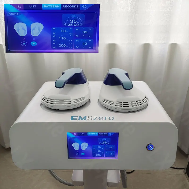 EMSZERO RF-Machine Carimplantée Électromagnétique, Brûleur de Graisse Corporelle, Épisseur Musculaire, 15 Positions, Body Shaper