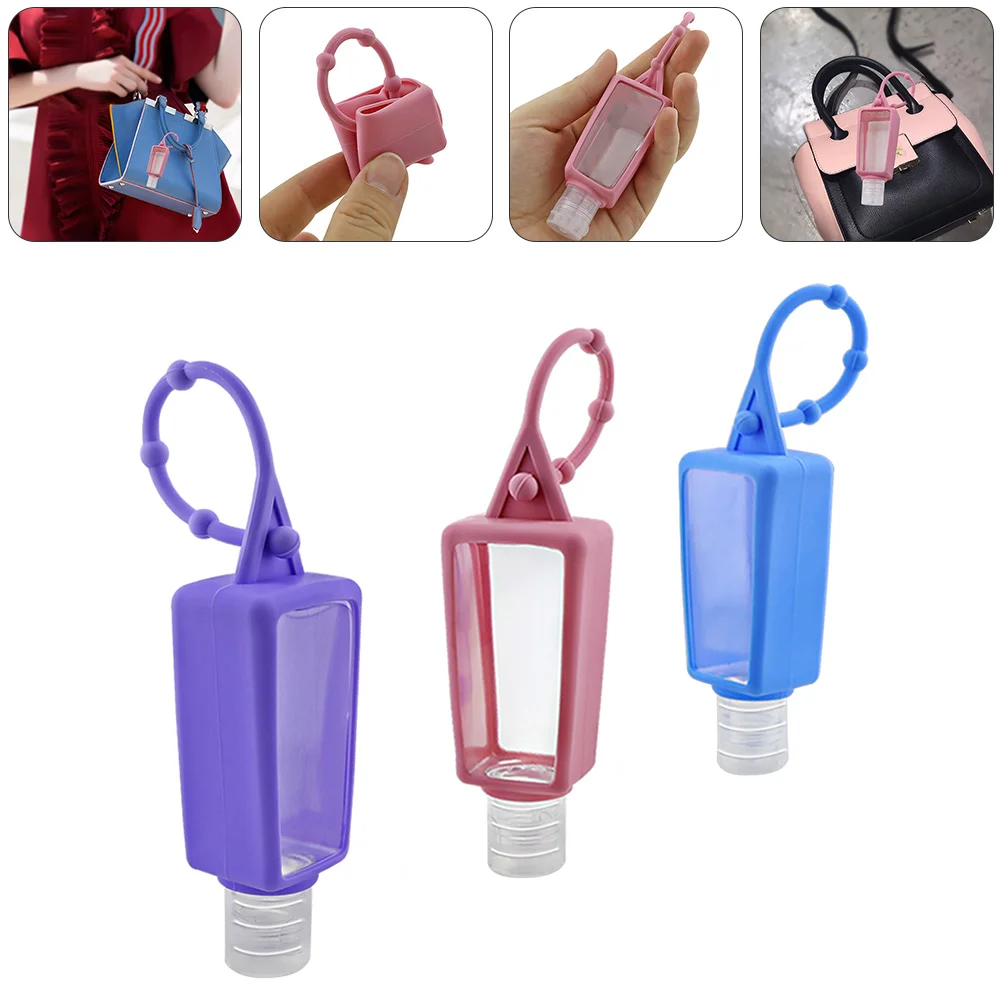 

10 Pcs Silica Gel Bottle Silicone Lotion Cover Hand Mini Travel Bottles Storage Container Household Liquid Soap Empty