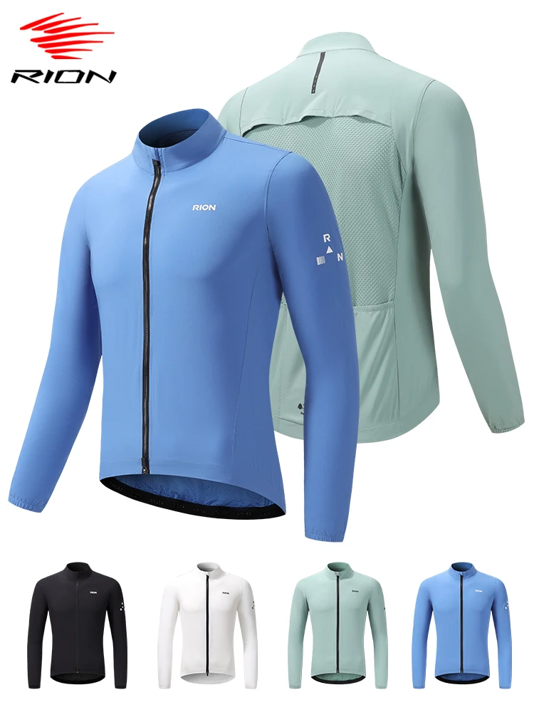 AliExpress RION Cycling Jacket Men's Windbreaker Bicycle Coat Bike Clothing Pro MTB Jackets Packable Windproof UPF 50+ Lightweight Autumn