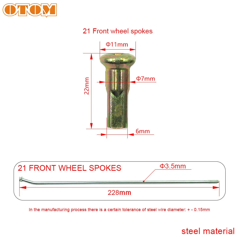 OTOM 36 Pcs Motorcycle 21