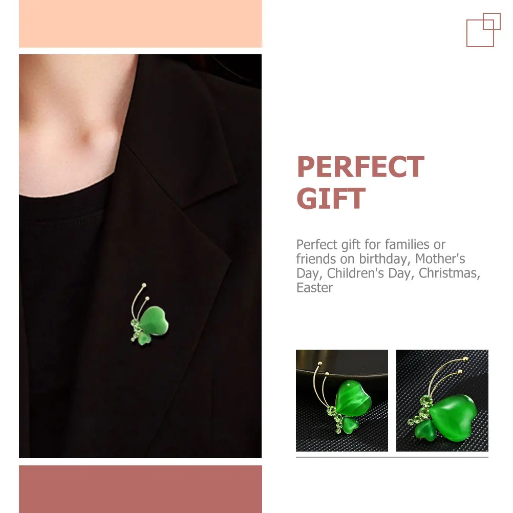

Anti-emptied Safety Pin Butterflies Brooch for Clothes Badge Shaped Breastpin Butterfly Brooches