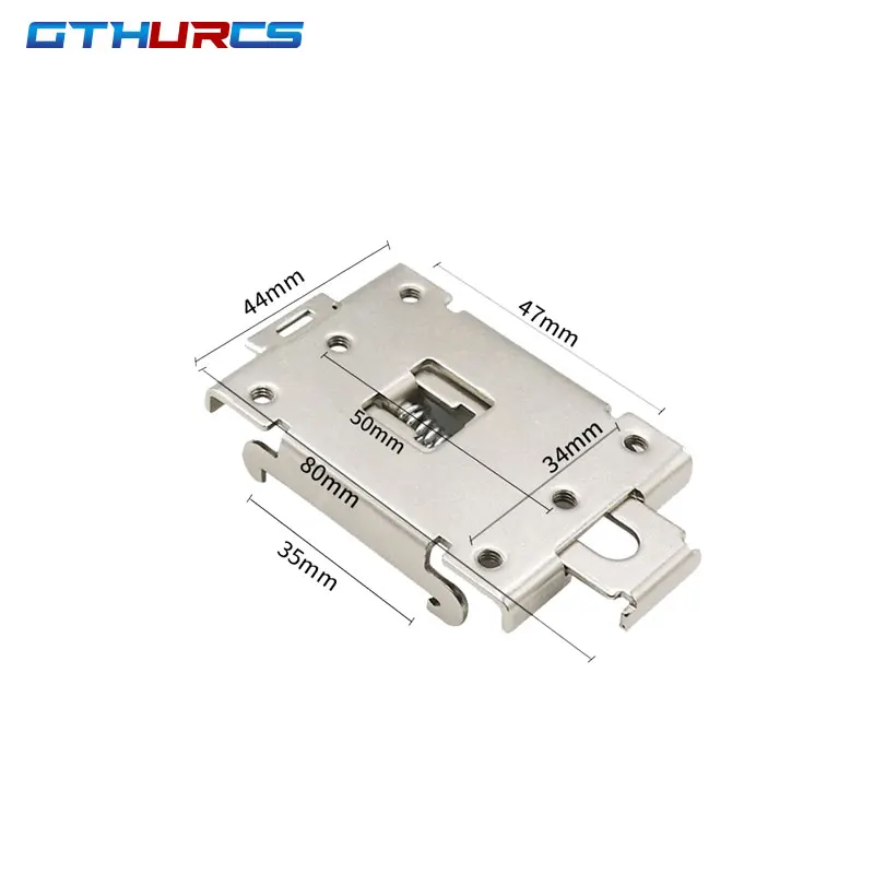 SSR 35MM DIN rail fixed solid state relay clip clamp Mounting Fixed Buckle Snap Single phase 1 pcs