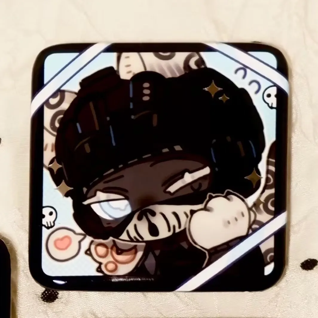 콜 오브 듀티 키건 고스트 코니그 코스프레 배지 틴 브로치 애니메이션 밀릿