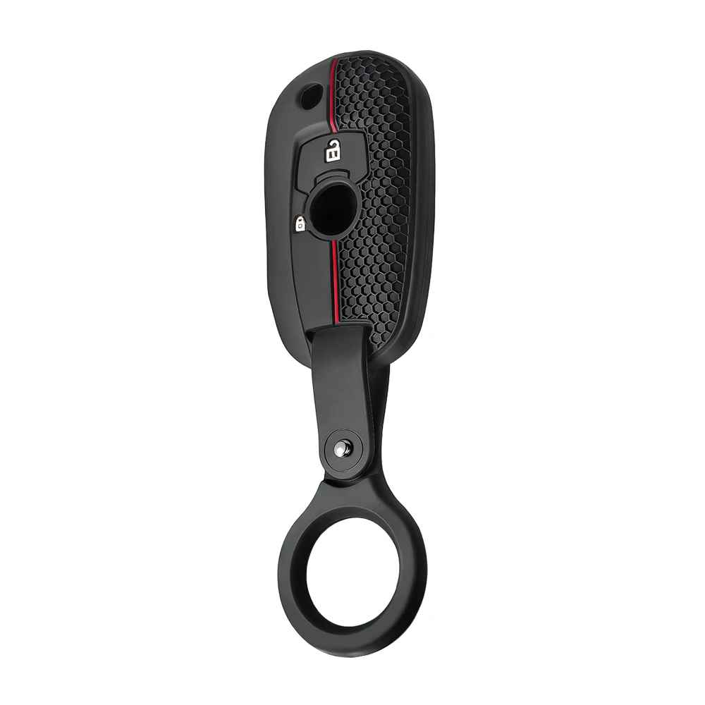For Opel Astra K Vauxhall Corsa E 2 Button Remote Control Cover Key Car Accessories Skin Silicone Key Shell Holder Keychain Case