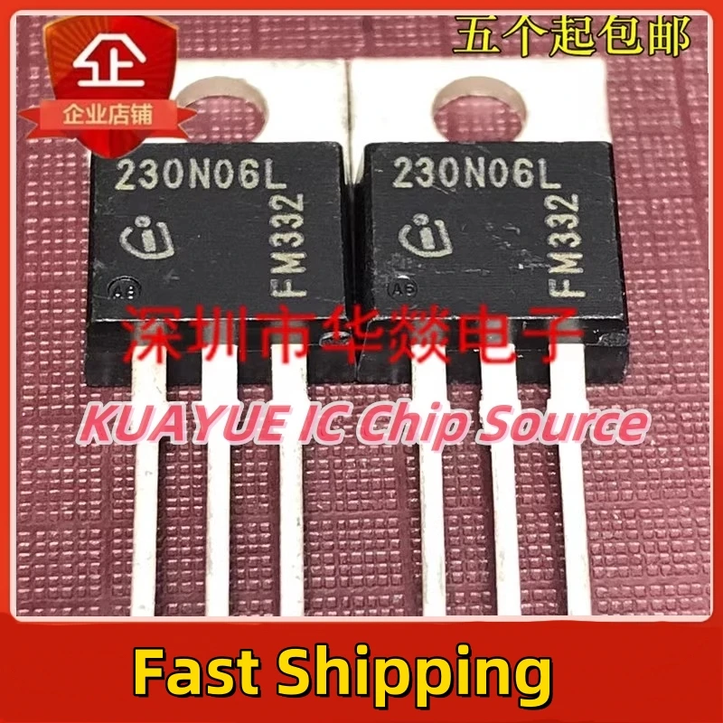 10PCS-30PCS/ 230N06L  IPP230N06L3G   TO-220  60V  30A  Fast Shipping Quality Guarantee