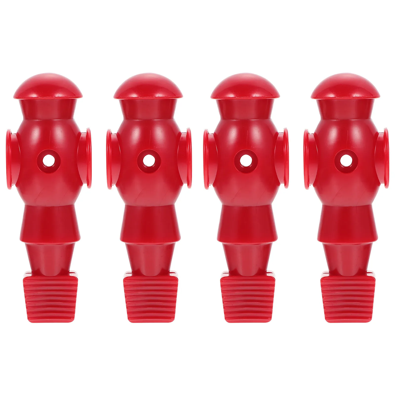 

4Pcs Foosball Player Set Resin Table Soccer Men Bright Colors Crack Resistant Easy Install Replacement for Football Machine