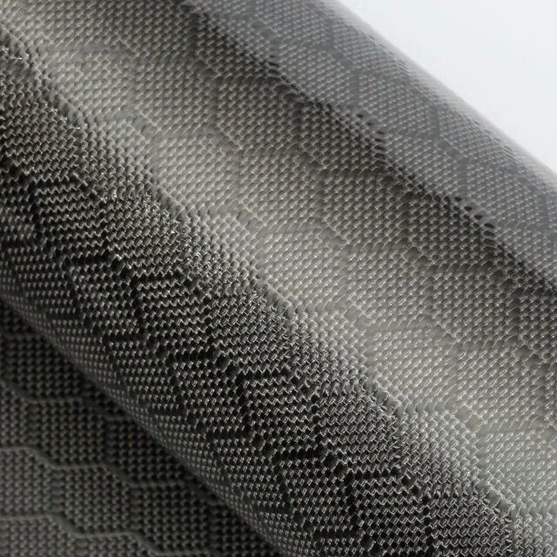 3K 240gsm Hexagonal Honeycomb Real Carbon Fiber Cloth Football pattern 59