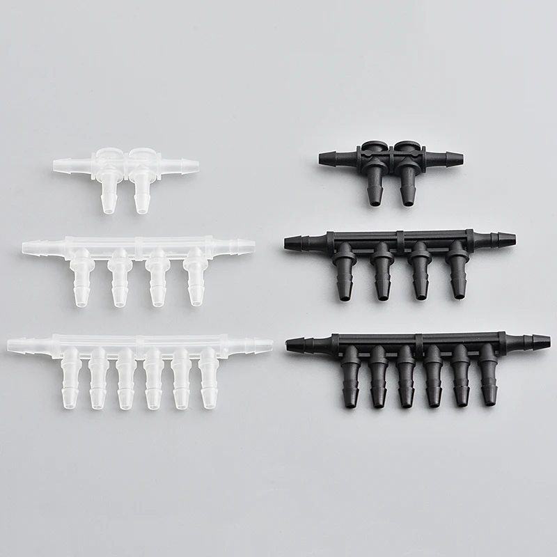 5PC Inkjet Printers Spare Parts Ink Tube Connector 4 6 8 Way Hose Ink Pipi Connector DTF Printer White Ink Circulation Connector