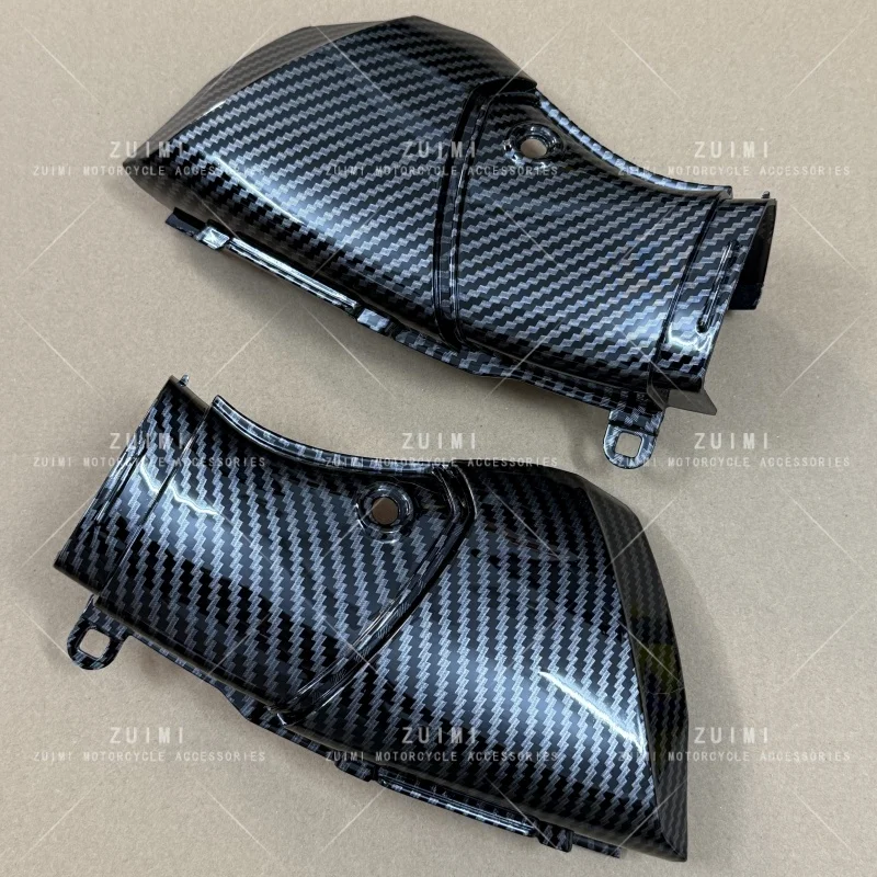 Carbon Fiber Rear Ram Air Intake Tube Duct Cover Fairing for Yamaha YZF R1 2009-2010-2011-2012-2013-2014 Guide cover protective